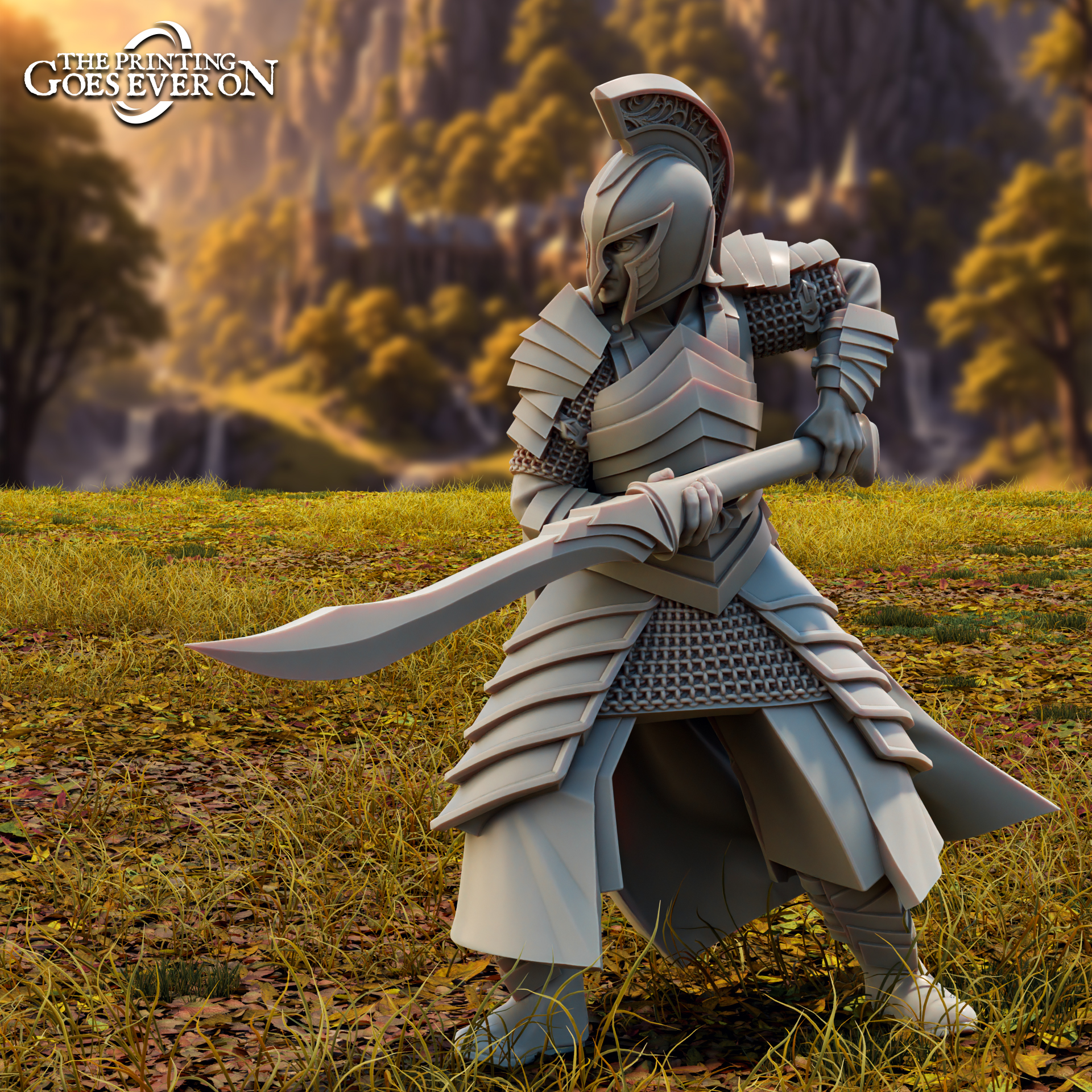 High Elf Swordsman B - Presupported
